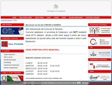 Tablet Screenshot of comune.gizzeria.cz.it